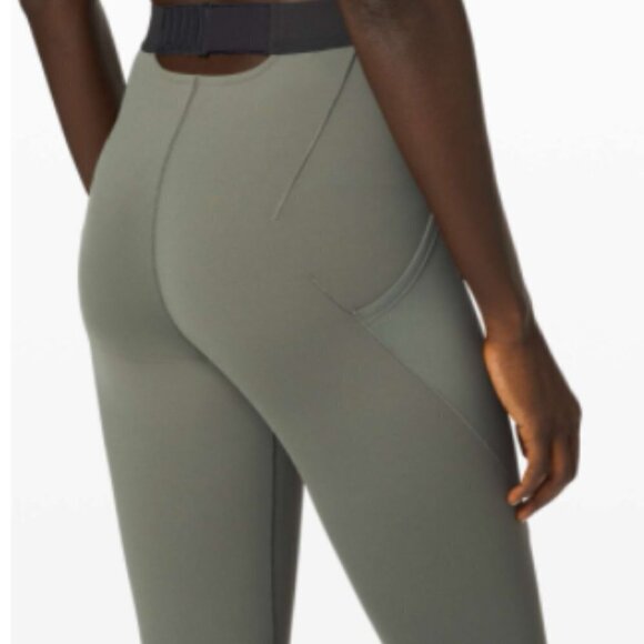 Lululemon Lab Esker Tight Legging Palm Deco sz 10 - Picture 4 of 11